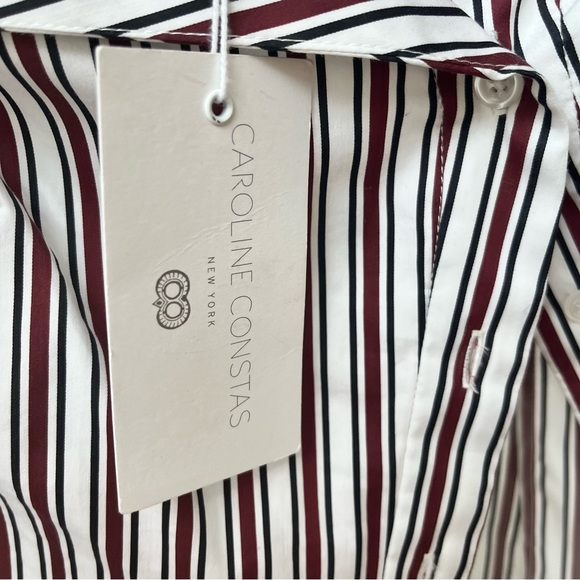 NWT Caroline Constas Persephone off the shoulder top blouse XS - Picture 10 of 10